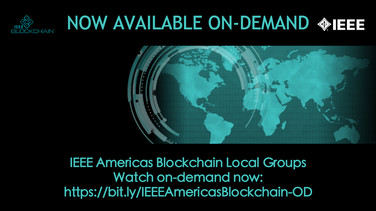 BlockchainIEEE's tweet photo. Our @BlockchainIEEE Groups #AsiaPacific Virtual Summit begins tomorrow, 23 Nov, but don't forget last month's #IEEEBlockchain Groups Americas #event is available for on-demand viewing. Hear from @cfBlockchain, @Ramesh1Ramadoss, and more at : https://t.co/g1R2qaPCoA #blockchain https://t.co/FtADU9yGXf