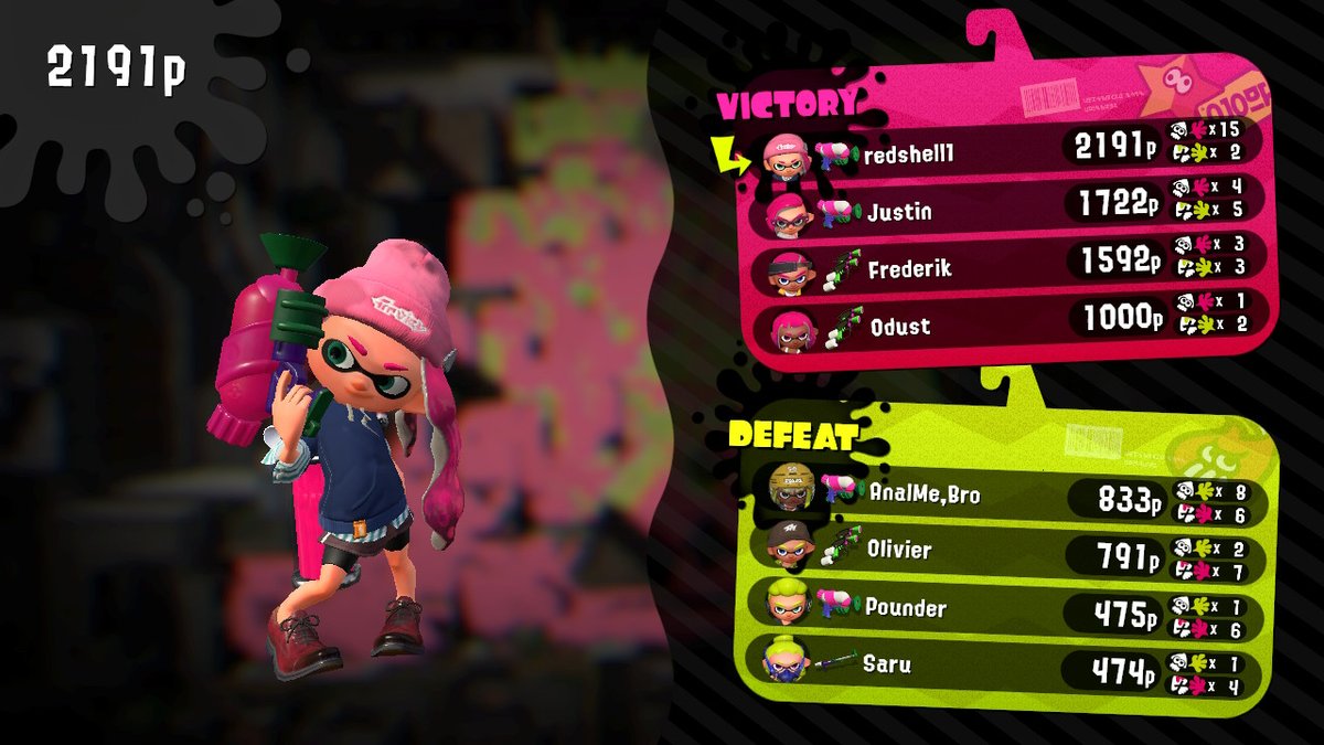 redshell15's tweet image. A relic from the past #Splatoon2 #Testfire #NintendoSwitch