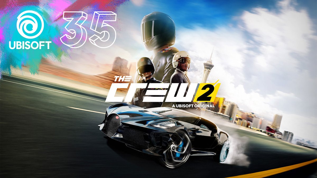 TheCrewGame's tweet photo. In celebration of #Ubi35 🎂, we're glad to share #TheCrew2 assets to help you create the best content 🎨

3...2...1...Amaze us! 👇
https://t.co/9XlOhsKCGx https://t.co/OYo6JTJAP2