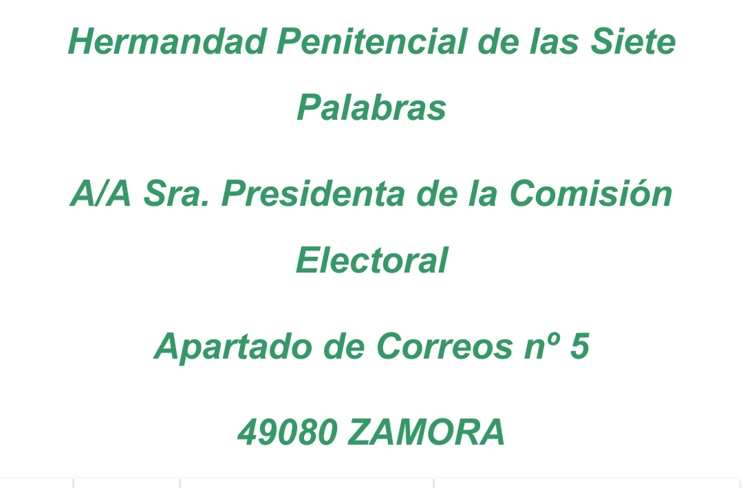 HP7Palabras's tweet photo. Recordaros Hermanos que este sábado se celebra la elección de Hermano Abad. Si no pudierais asistir al voto presencial, tenéis a vuestra disposición las papeletas para hacerlo por correo. https://t.co/Fu1f9hvfix