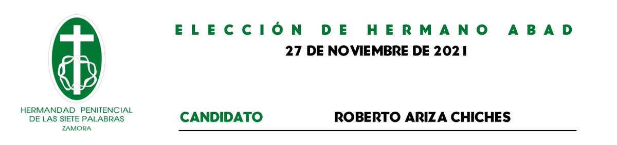 HP7Palabras's tweet photo. Recordaros Hermanos que este sábado se celebra la elección de Hermano Abad. Si no pudierais asistir al voto presencial, tenéis a vuestra disposición las papeletas para hacerlo por correo. https://t.co/Fu1f9hvfix