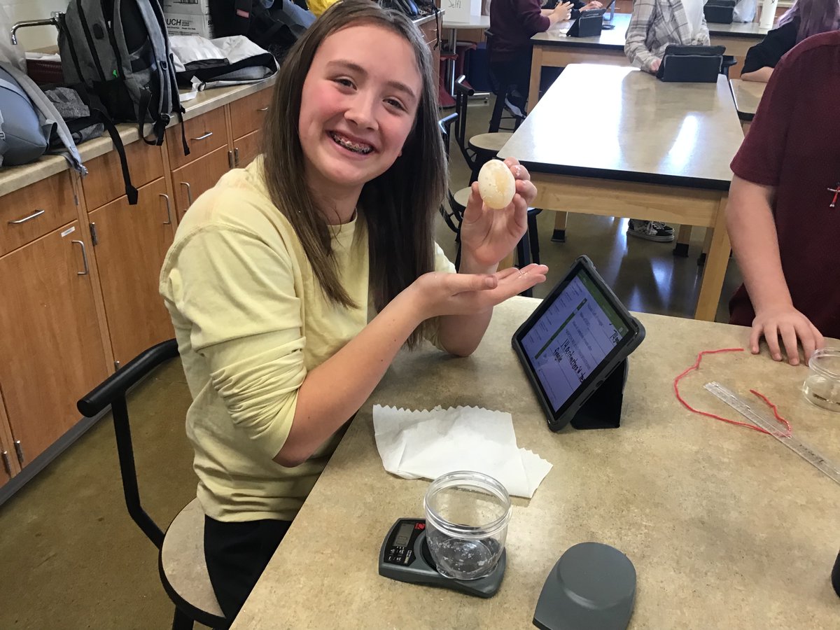 mrstschudy's tweet photo. One of my favorite labs! Eggs with no shells! #hsmstigers https://t.co/g5HPhDx0cX