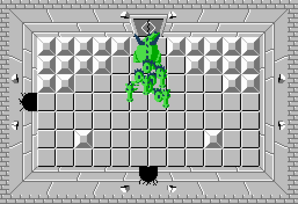 BrandoParm's tweet photo. Here is my entry for #hyruleredrawn. A reimagining of The 4-headed Gleeok Dungeon. Mine <---> original
#pixelart #ドット絵 #Zelda https://t.co/plEfQ5ktLe