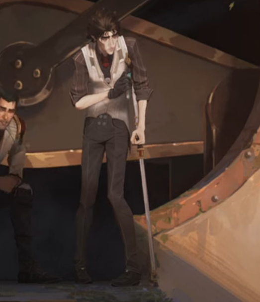 papuchochoe's tweet image. I saw someone pointing out that Act 1 Viktor was using a cane but Act 3 is using a crutch and I've been sad ever since so I need to share this 
#ArcaneSpoilers