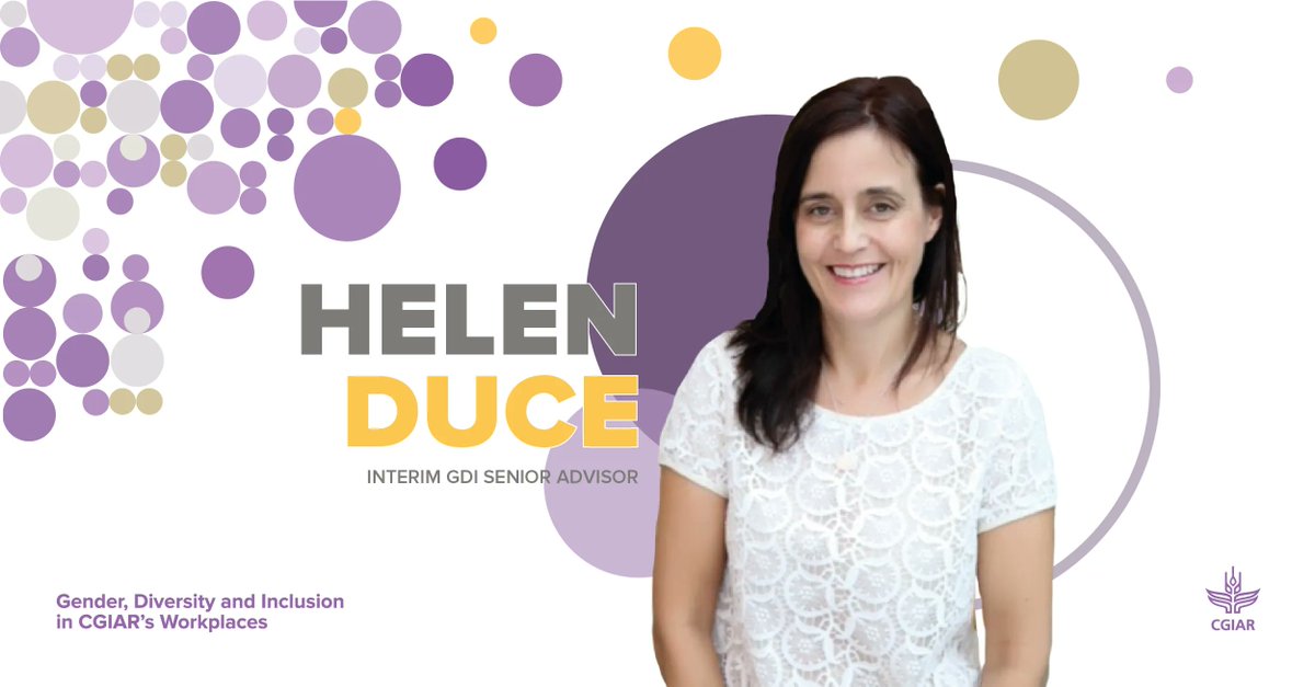 DiversityFiona's tweet photo. Great news - Helen Duce appointed interim Senior GDI Advisor – https://t.co/rMmT6mXEDW - @CGIAR @ElwynGrainger-Jones @ClaudiaSadoff @KundhaviKadiresan #GDIFunction #Diversity #Inclusion https://t.co/7DMOS7qLVX