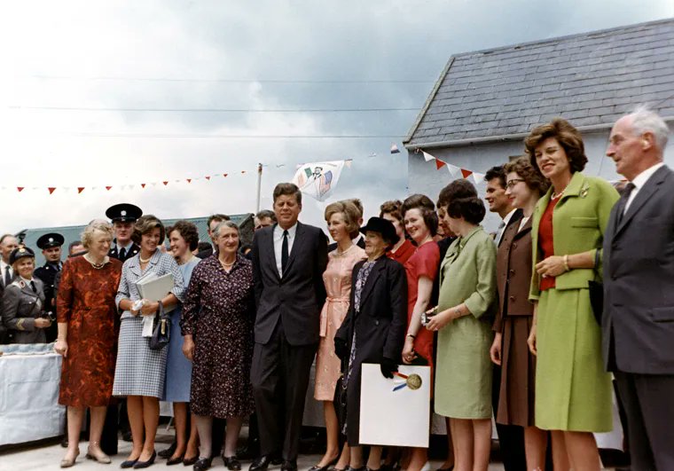 JctHistory's tweet photo. "Ireland and Irishness":This archive of images+ film https://t.co/wz16TvpO3N from @JFKLibrary could help in a #JCHistory class investigating #LO2.7 the causes/course/consequences, nationally + internationally, of the Great Famine, + examine the significance of the Irish Diaspora https://t.co/UJSTQd1MBe