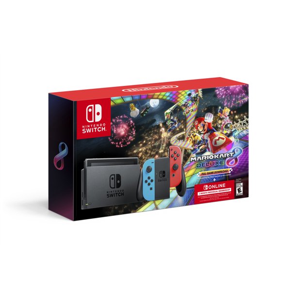 SupplyNinja's tweet photo. Nintendo Switch™ with Neon Blue &amp; Neon Red Joy-Con™ + Mario Kart™ 8 Deluxe

$299 at Walmart - https://t.co/j6q7kxhbdB

#blackfriday #blackfridaydeals #nintendoswitch https://t.co/6zrbn0JIWO