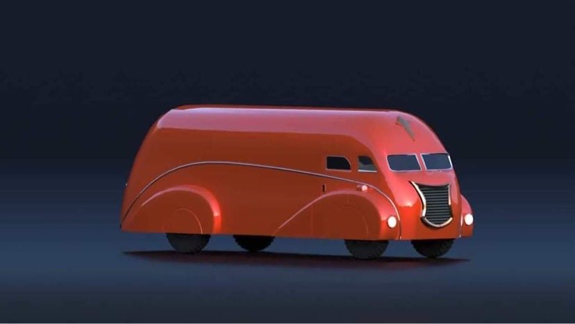 KoreThinkers's tweet photo. We have unveiled the next gorgeous Streamliner van in our Retro vehicles kickstarter! Get a pledge here  https://t.co/gW4JFLbFsf #stlfile #wargamesscenery #wargamesterrain https://t.co/0PB4ps7LMd