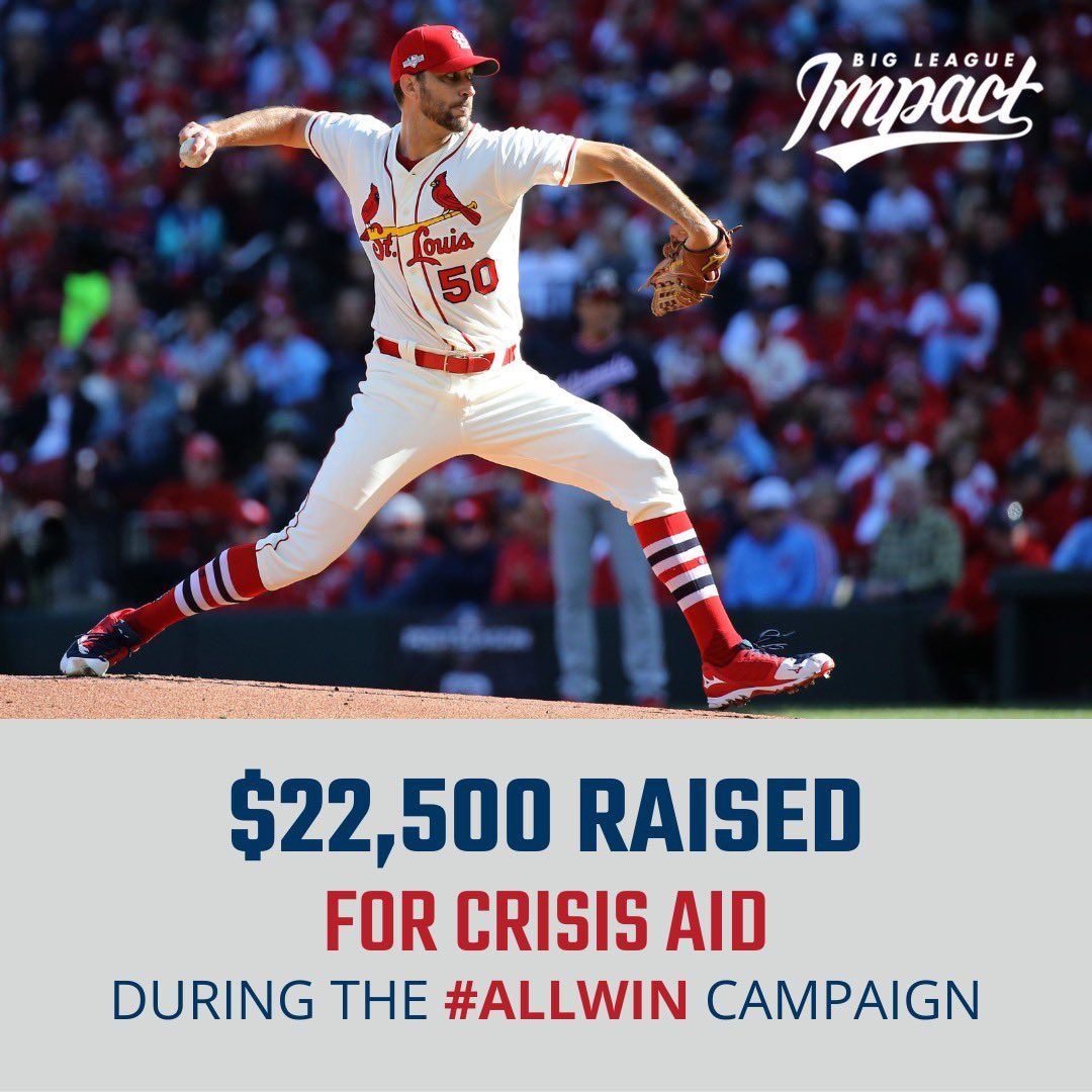 UncleCharlie50's tweet image. Thanks to our fans’ support, we were able to raise over $22k for Crisis Aid during the 2021 season. Thanks for your donations and helping us make a #bigleagueimpact. When we’re all in, we #allwin.