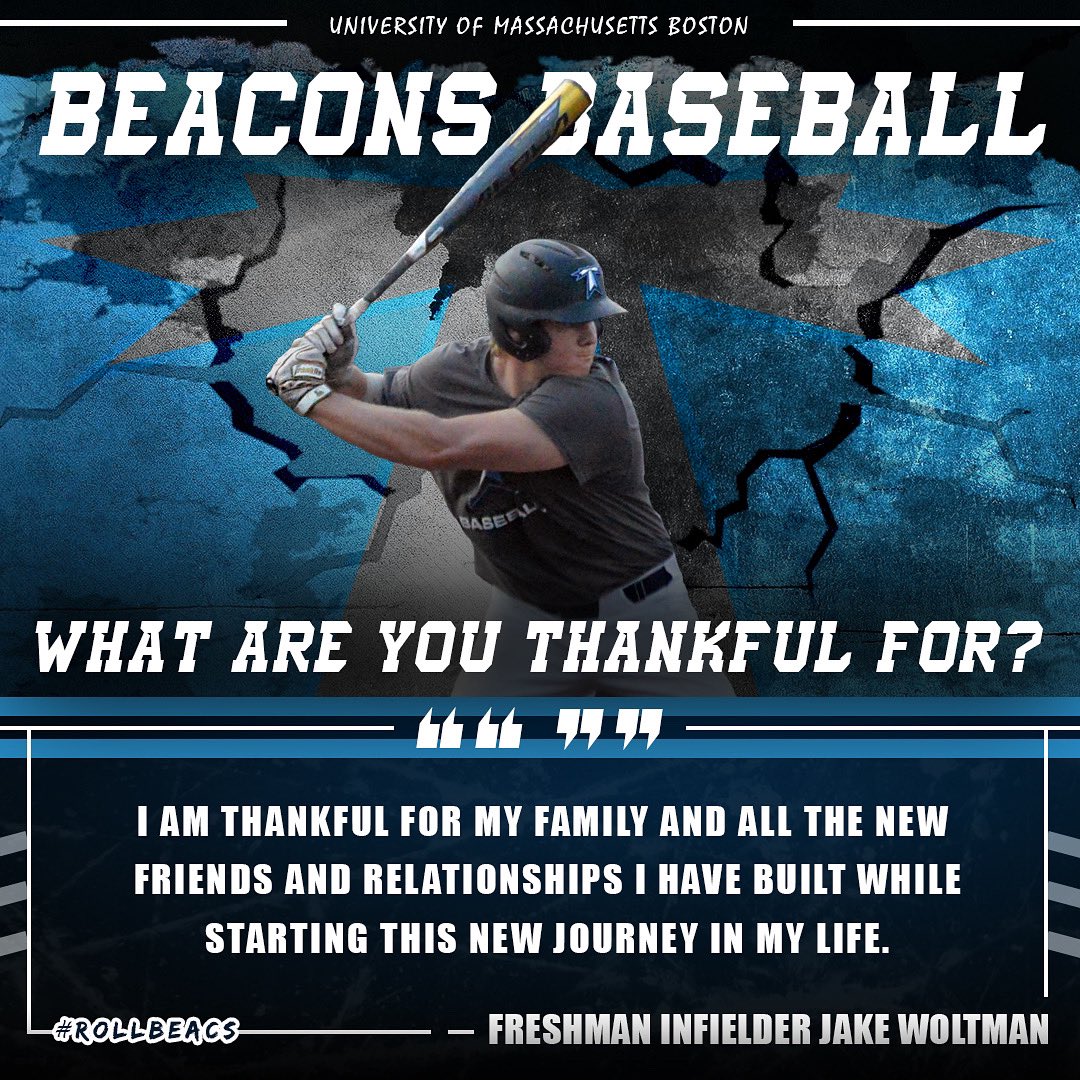 With thanksgiving coming up this week we have asked some of our players what they are thankful for. First player up is Jake Woltman. The freshman first baseman from Encinitas, California is thankful for: