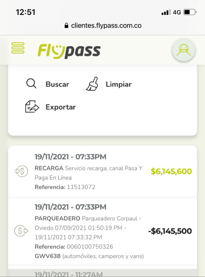 mferrerh1's tweet photo. @FlypassColombia @sicsuper señores cargo por 6 millones en un parqueadero ? A pesar de mi queja formal , No recibo respuesta sobre mi devolución del dinero https://t.co/CIW91cuLFf