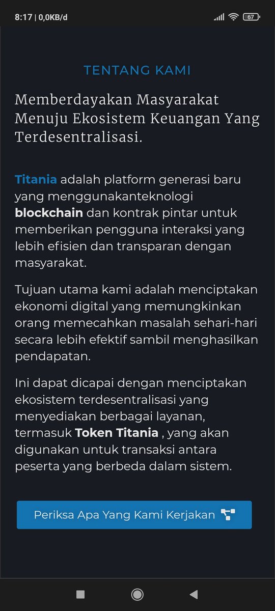 Titania $TITANIA salah satu projek yang bagus #NFA #DYOR