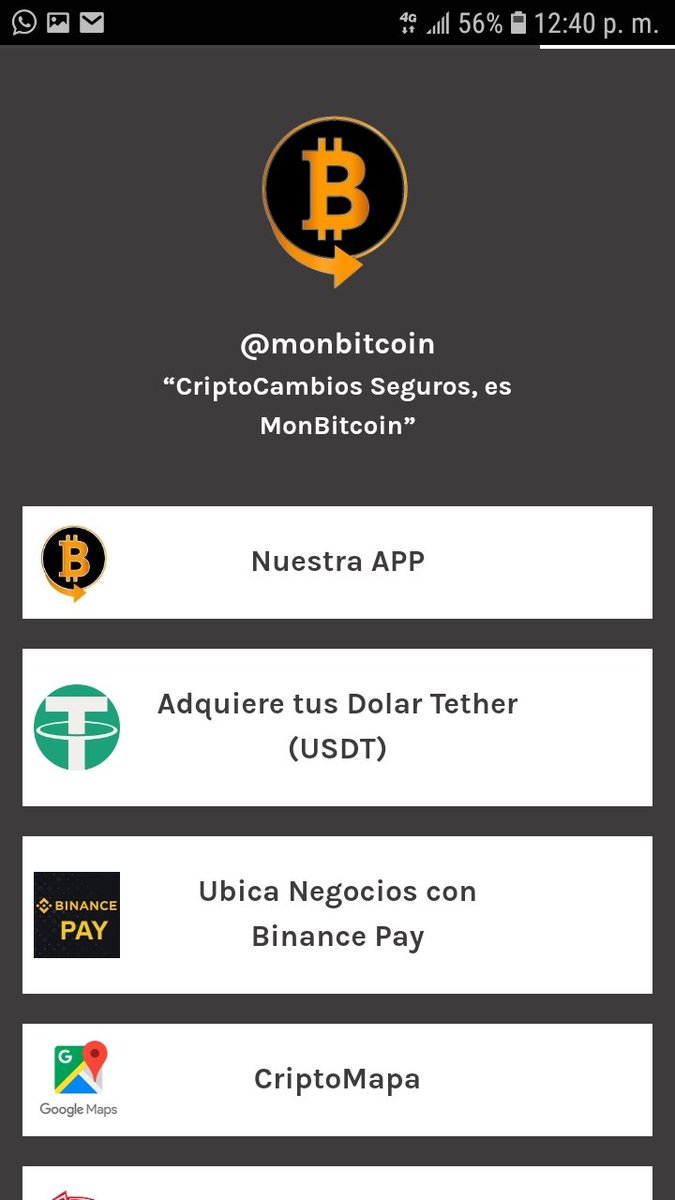 mon_bitcoin's tweet photo. Ya puedes Visualizar mas de 600 Establecimientos que aceptan #BinancePay desde Nuestra App https://t.co/26cUzXgEB2 #Binance #Criptomonedas #Venezuela #Criptomapa #MonBitcoin https://t.co/qCJIlFOXxO