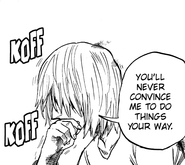 He lived miserably and only in death he found a new family. Yoichi makes me so sad.