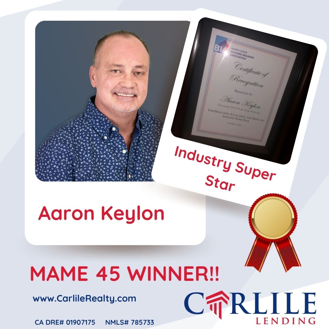 #Congratulations to Aaron Keylon for recognition of the 'Industry Super Star' award at the BIA #MAME45 awards gala.

#superstar
#awardrecognition
#CARLILELending