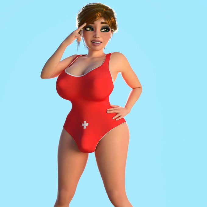 1 pic. Lifeguard Uniforms! Mary, Agent Red Girl, Tara! https://t.co/lFWlxycIdQ