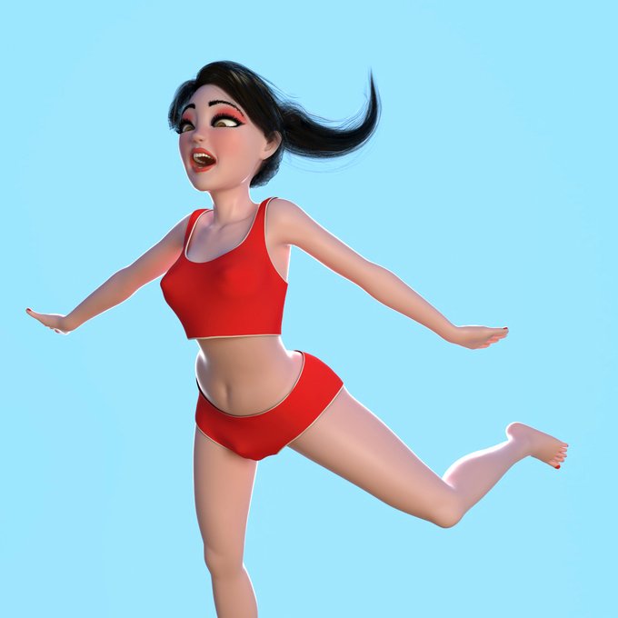2 pic. Lifeguard Uniforms! Mary, Agent Red Girl, Tara! https://t.co/lFWlxycIdQ