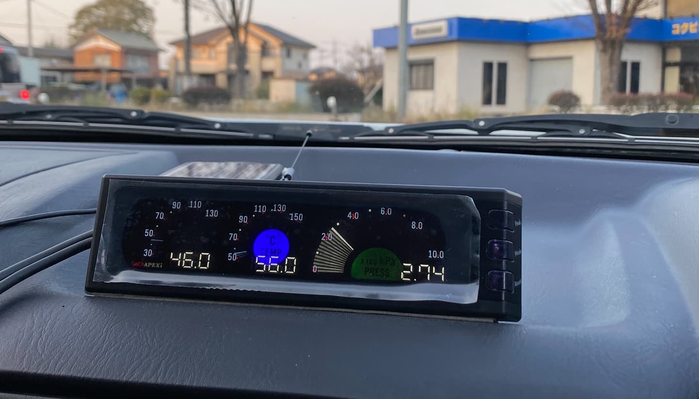 Apexi DIN3メーター 新品 追加メーター ドリ車などに より