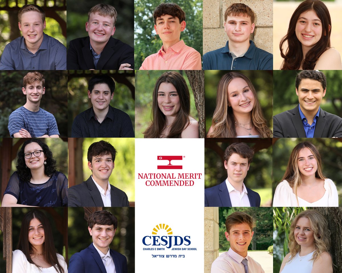CESJDSCONNECT's tweet photo. Congratulations to the 18 CESJDS seniors who have been named as National Merit Commended Students in this year’s National Merit competition. They are part of a group of 34,000 seniors nationwide to be awarded this honor. https://t.co/PqxzO24qN5