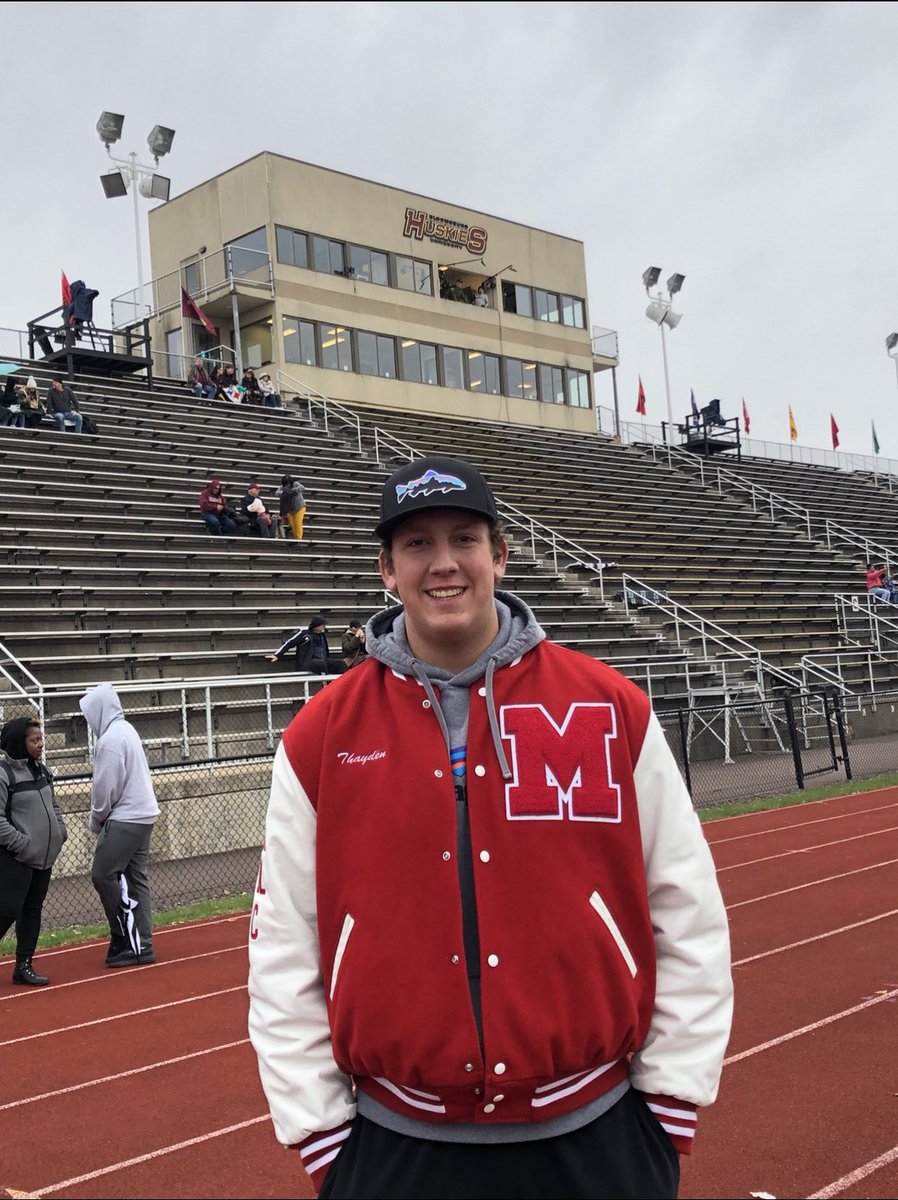 ThaydenM's tweet photo. Big thank you to the coaches at Bloomsburg University for having me out for a visit this past weekend! Great campus, facilities, and a great game day atmosphere! @CastorCoach @SheptockFrank @MarkRoss2021 @CoachBernocco @PaFootballNews https://t.co/ImuSHi8UBB
