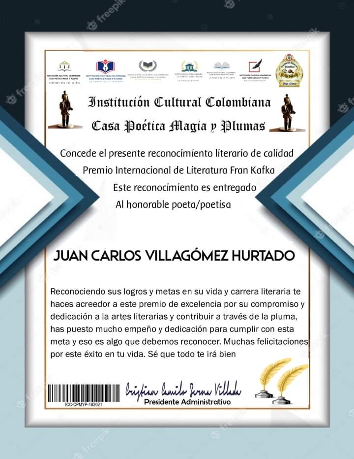 Juancavi77's tweet photo. RECONOCIMIENTO INTERNACIONAL.

# 19

Juanca 2.021 https://t.co/iknASpc5zb
