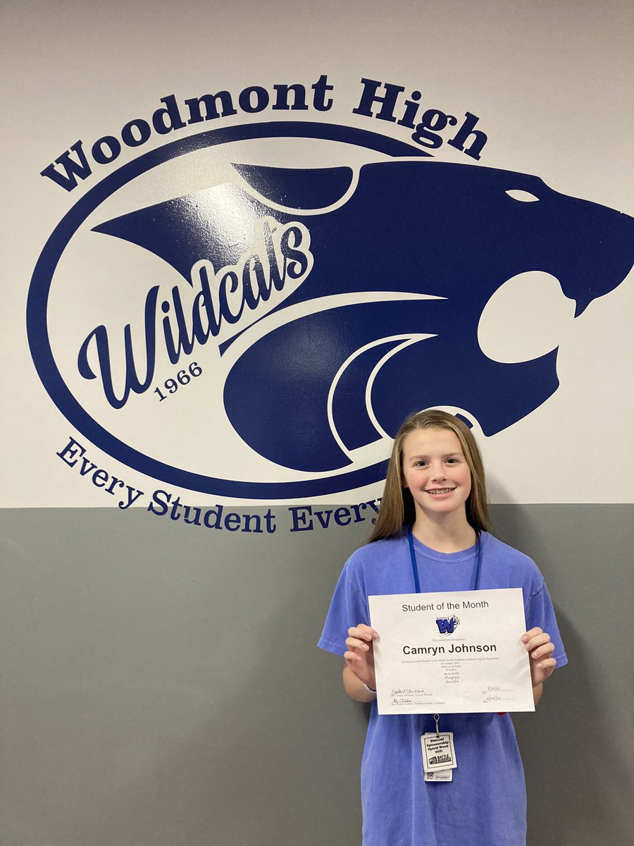 WHSFreshmanAca1's tweet photo. Congratulations to our Freshman Academy Students of the Month for November! We are proud of you! #everystudenteveryday https://t.co/5DcbeaJPaz