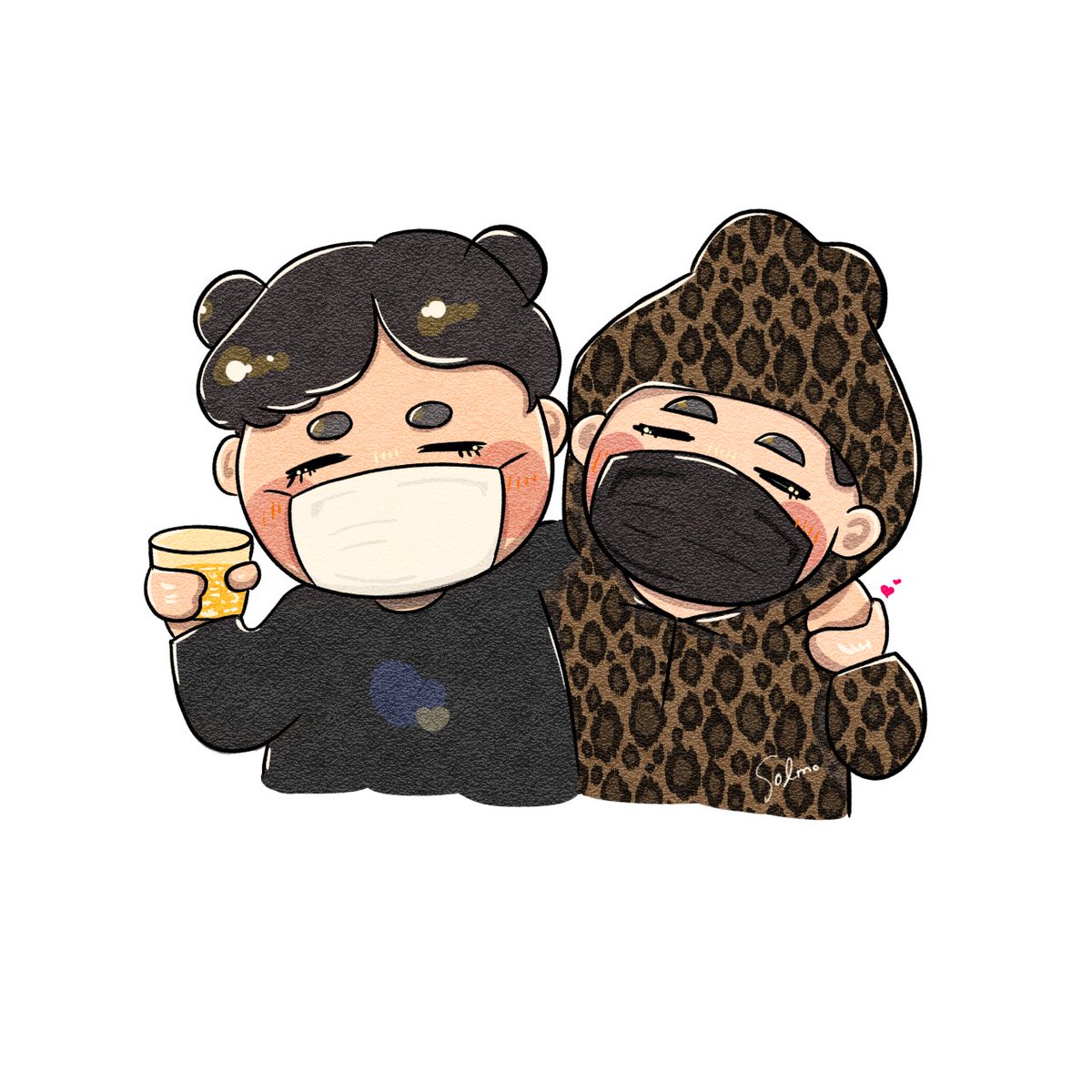 chongsolmo's tweet photo. 🐻🥂🐰

 #btsfanart #bts  #taekook  #kookv  #vkook https://t.co/FPsJkNVU4c