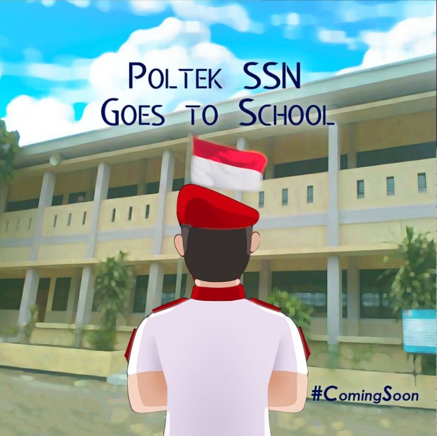 korpstarpssn's tweet photo. [POLTEK SSN GOES TO SCHOOL]
Haloo Sobat PoltekSSN!

Poltek SSN Goes to School akan kembali hadir, mengunjungi sekolah kamu untuk memberikan pengenalan mengenai Poltek SSN. Stay tune terus untuk update informasinya melalui media sosial kami! See yaa👋 https://t.co/BBQ6bwRnVT