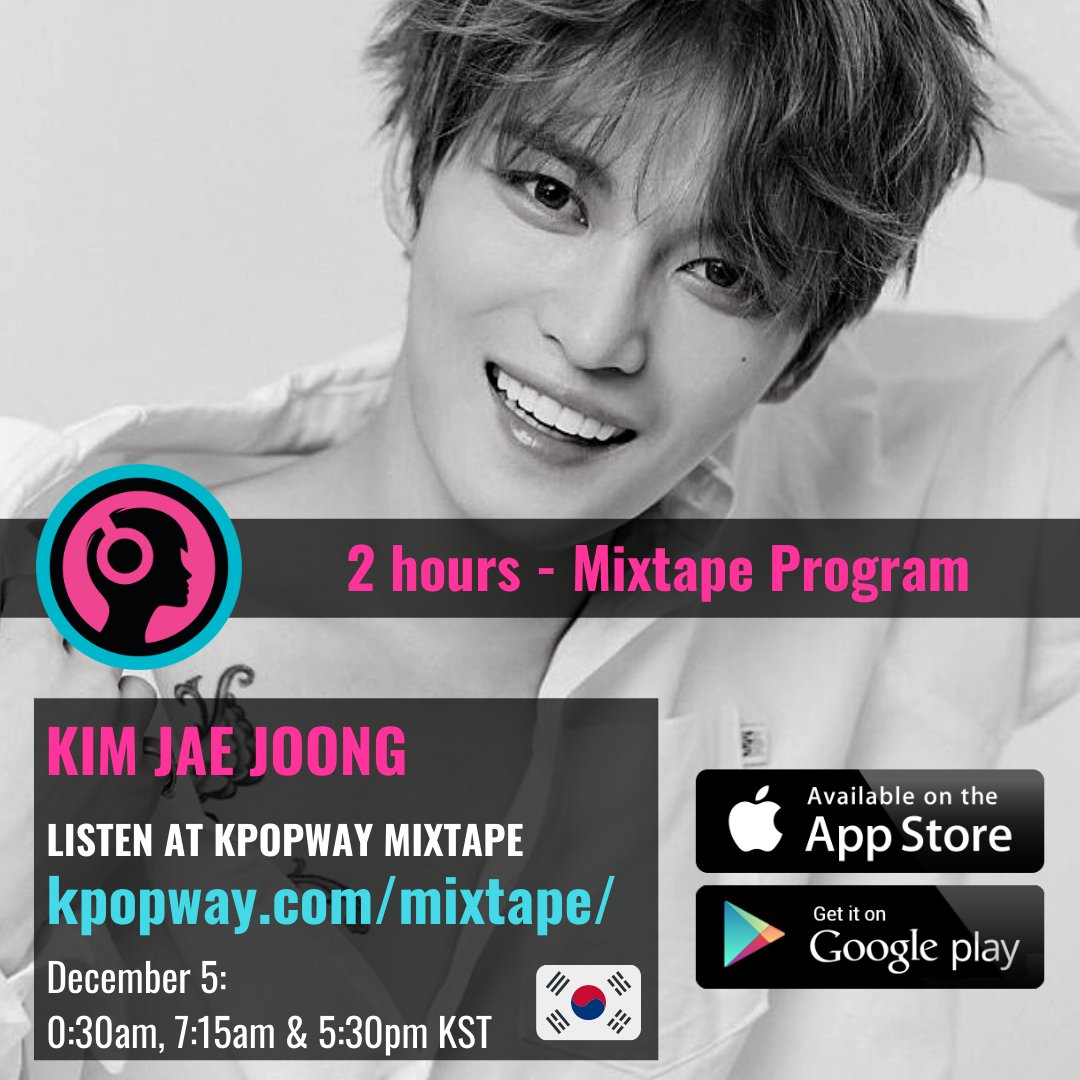 radiokpopway's tweet photo. WeekStar ⭐️ Winners

Congratulations to #U_KNOW Yunho for being our Artist of the Week!

Top 3 artists 🏆
1. #U_KNOW (Gift: 3 hours mixtape)
2. #KimJaeJoong (Gift: 2 hours mixtape)
3. #KimHyunJoong (Gift: 1.5 hours mixtape) https://t.co/FFbh7oKGL7