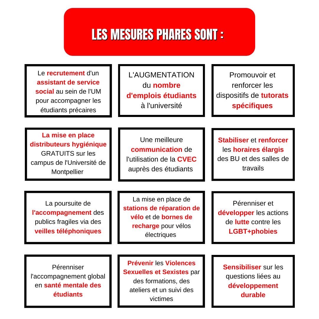 leselum's tweet photo. 📣 Plus de 70 #mesures sur la #vie #Étudiante à l’Université de Montpellier !! https://t.co/1rj1yXv1RX