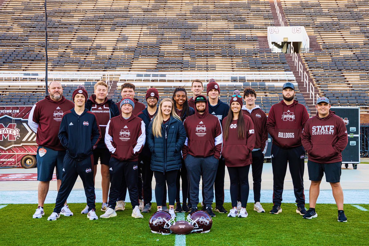 HailStateEQ's tweet photo. Every day is a good day with this staff! 

#HailState | #BeatOleMiss https://t.co/xv5Jc0jg0W