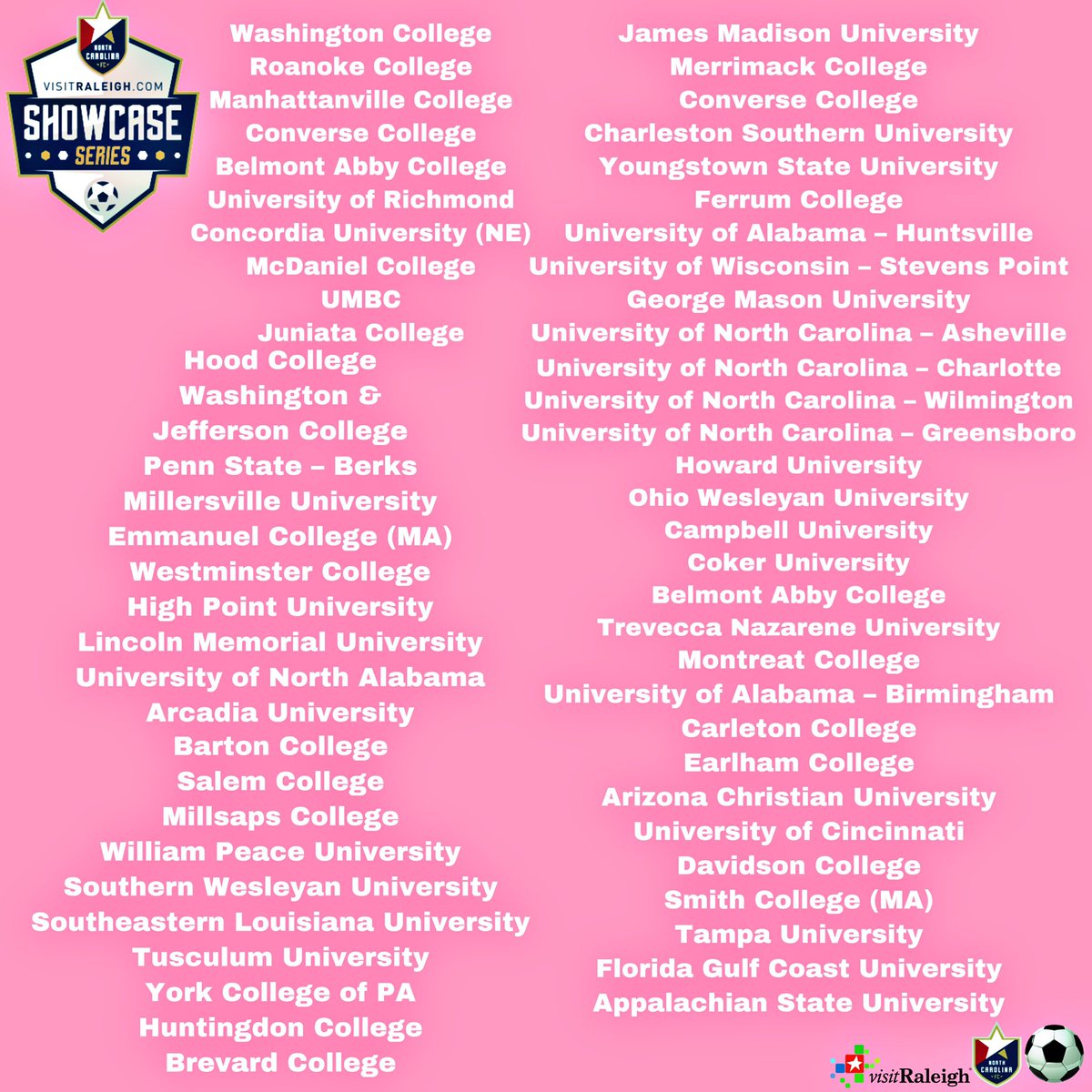 04Ncfc's tweet photo. A HUGE THANK YOU TO ALL THE COLLEGE COACHES THAT ATTENDED OUR GAMES THIS PAST WEEKEND!!!💗💗💗

We really appreciate it!!!⚽️🌟✨

#NCFCElite @NCFC_Youth @NCFC_ECNLGirls @rcnal4 https://t.co/KoCXUthtiW