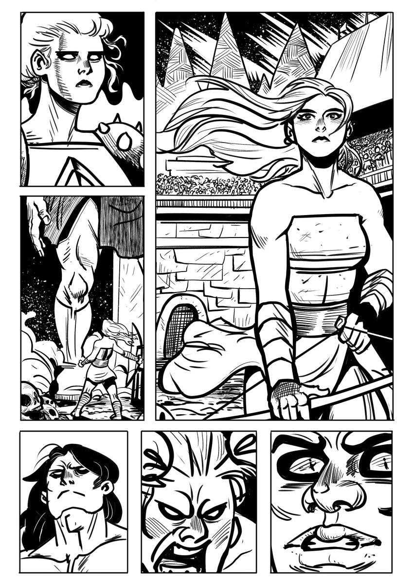matthew27086832's tweet photo. PAGE 13
#illustration #illustrator #comics #comicart #comicartist #comicillustrator #illustrationartist #comicillustration #inkdrawing #inking #comicinking #comiclettering #lettering #roughsketch #pencilsketch #comicpage #makeowncomics https://t.co/Dj7bE5Q5FJ