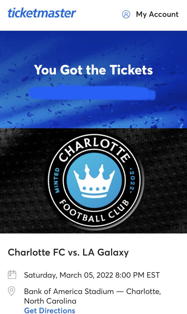 EricJohnsonJr86's tweet image. Vamos, @CharlotteFC! 🤩
En Raleigh ya estamos listos para apoyarlos en su debut en casa contra @LAGalaxy  💪🏼

#ForTheCrown👑