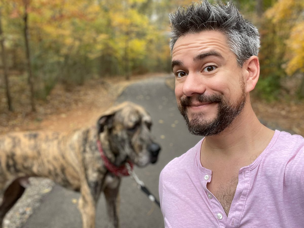 GooddingMicah's tweet photo. Morning walks with Mason! #greatdane https://t.co/OQzMufYNHW