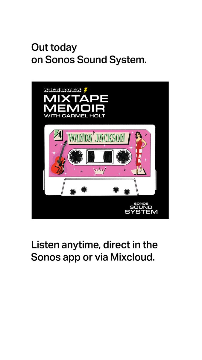 Wanda’s interview with <a href="/carmelholt/">Carmel Holt</a> on <a href="/SonosRadio/">Sonos Radio</a> is out now! #wandajackson #sonos #sheroesmixtape