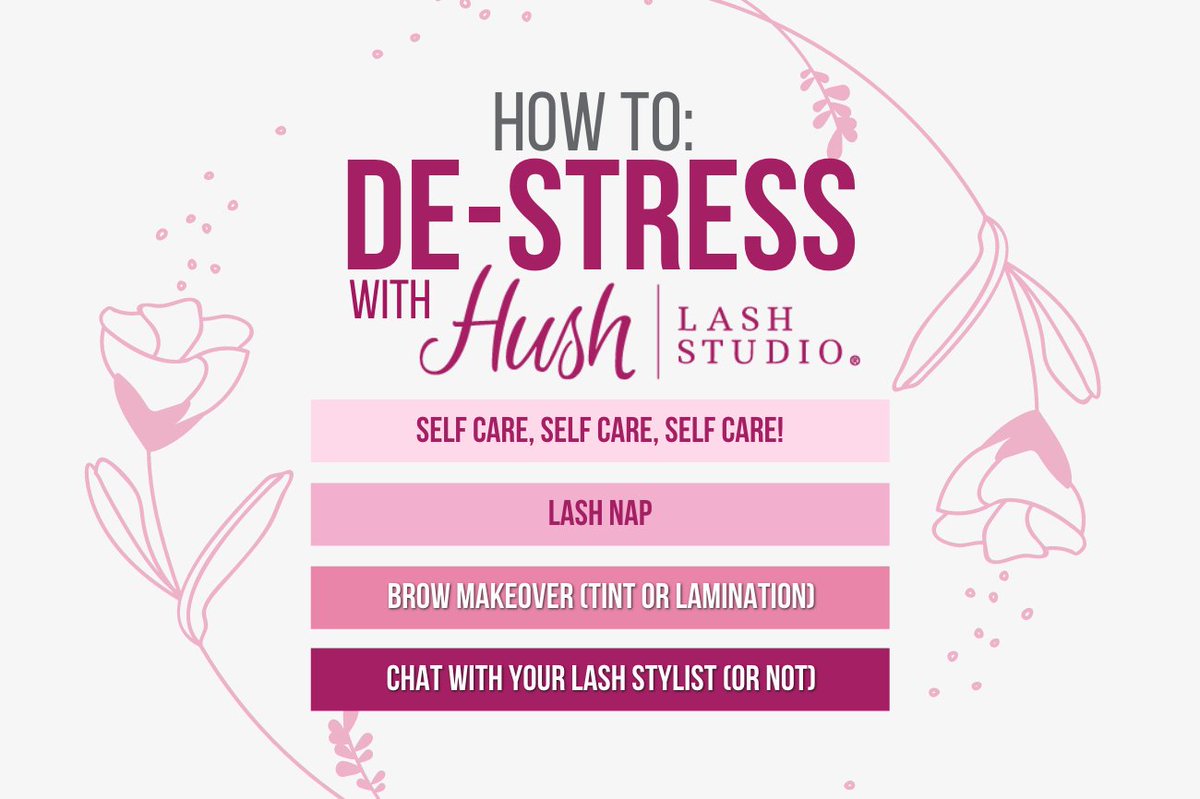 HushLashStudio's tweet photo. Start your week with a little Self Care🥰. Hush Lash Studio has many ways for you to de-stress and be ready for the week ahead. Lash Naps are perfect for a little relaxation. Settle those unruly Brows or make them pop with Brow Lam + Tint! Schedule online https://t.co/XuM6rlJfrh. https://t.co/0UL7q0WjxH