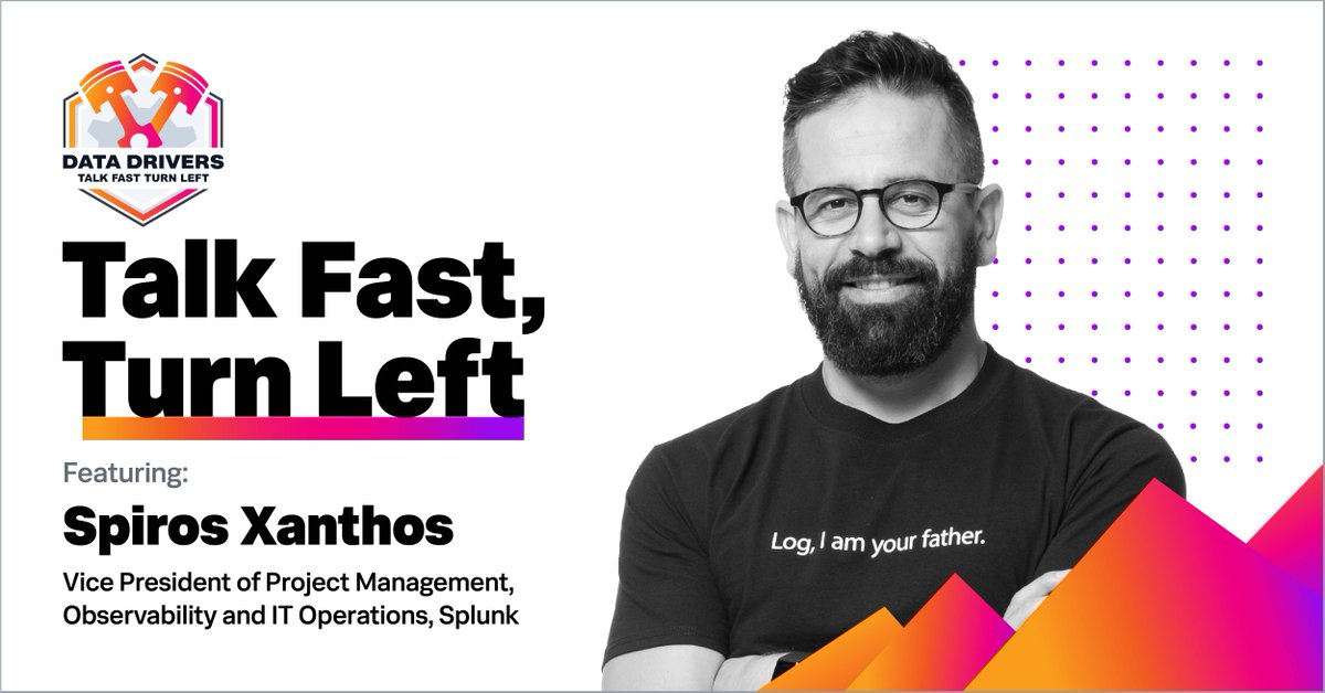 splunk's tweet photo. Who knew data, racing and observability would be the perfect recipe for entertainment? Well, we did. If you missed our ‘Talk Fast, Turn Left’ series during #splunkconf21, you can see @spirosx race and dive into the history of #SplunkO11y here: https://t.co/m0YFh8BQxq https://t.co/BC0yPBVqFW