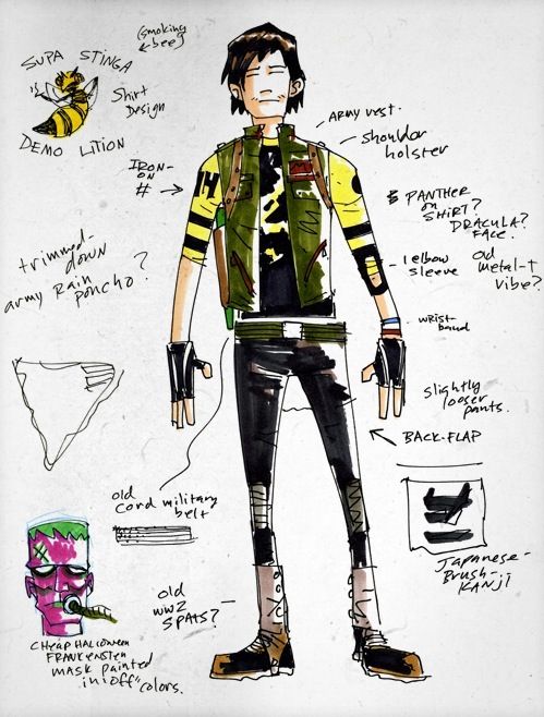mcr archive on X: "gerard's original concept art for danger days – a thread  https://t.co/SBg7dE9BrL" / X