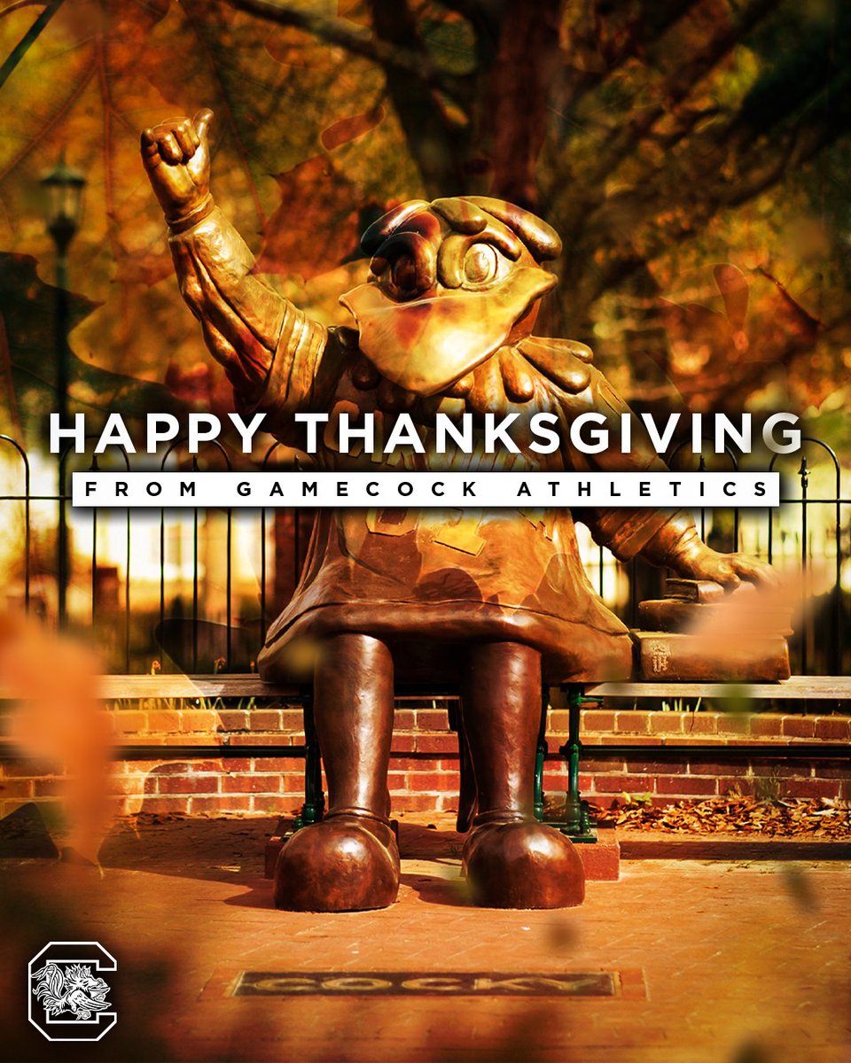 Thankful for you, Gamecock Nation. ❤️ Happy #Thanksgiving!