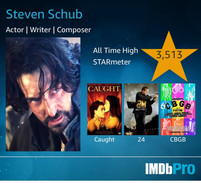 stevenschub's tweet image. Mind you, once upon a time, I was the 3,513th biggest star in Hollywood! 🙂
stevenschub.com
