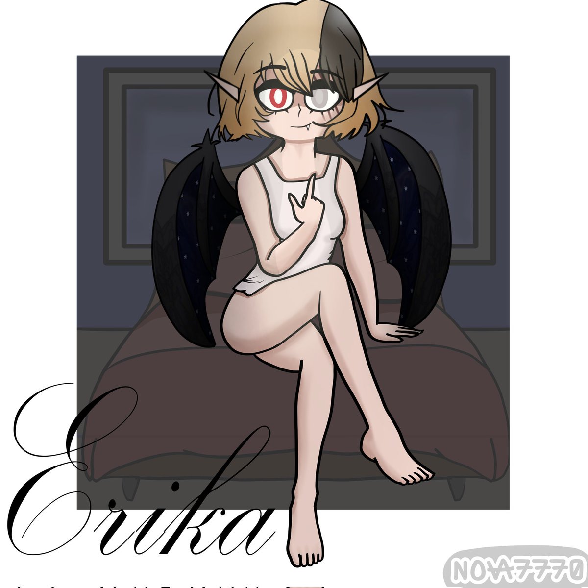 nova7770's tweet photo. More Erika. This time, she's taking a shot at becoming a model.
#oc #originalcharacter #art #halfvampire #model https://t.co/OLkipzTTsJ