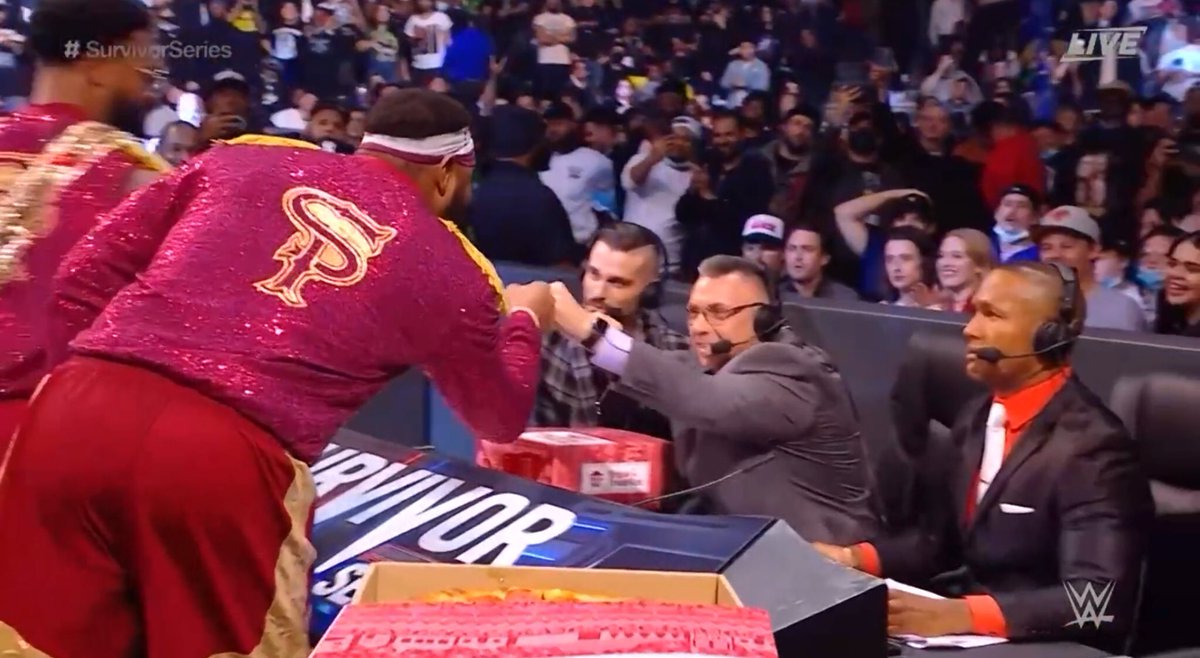 BadWWEStats's tweet image. #3Lessons from #SurvivorSeries (which have nothing to do with eggs)

1. Byron Saxton is the most sympathetic babyface in modern pro-wrestling.
2. Damien Priest hates music.
3. Seth Rollins improved his strategy from last year’s slight misjudgment.