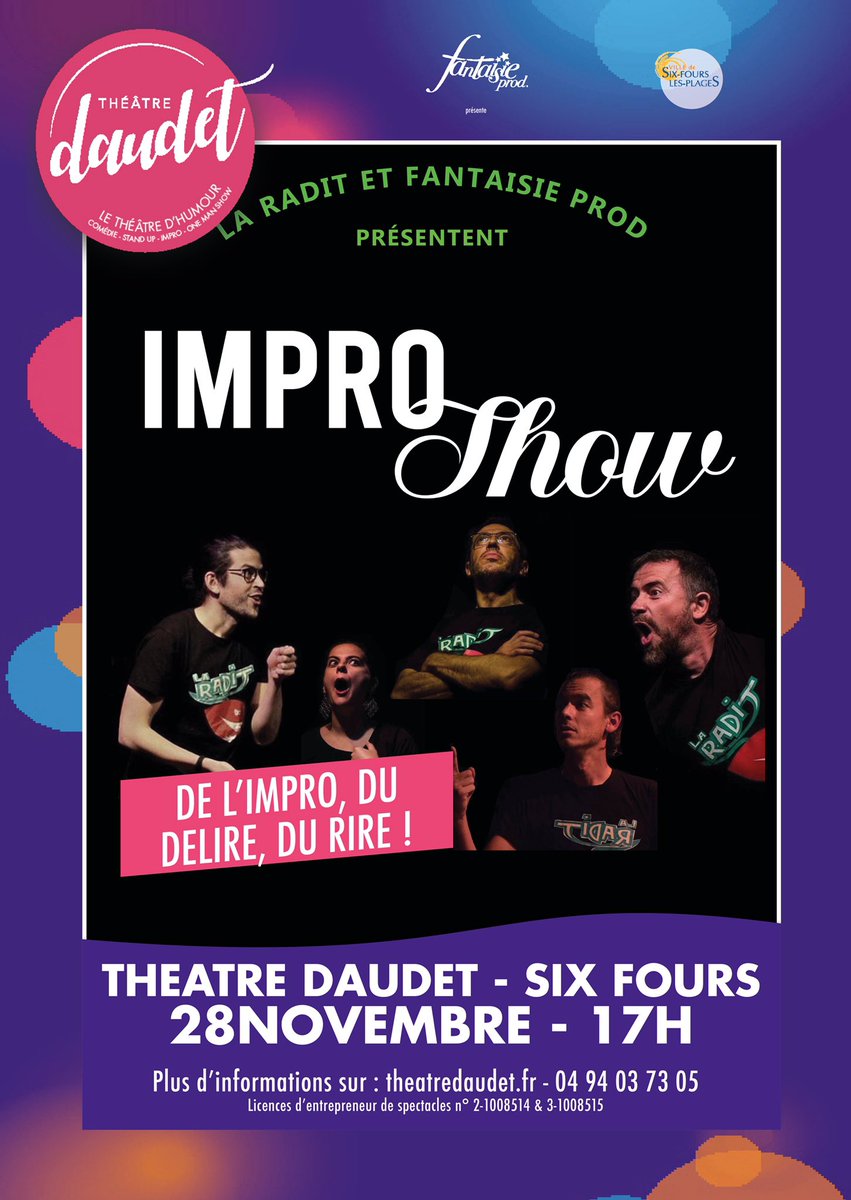 Les shows du week-end prochain !