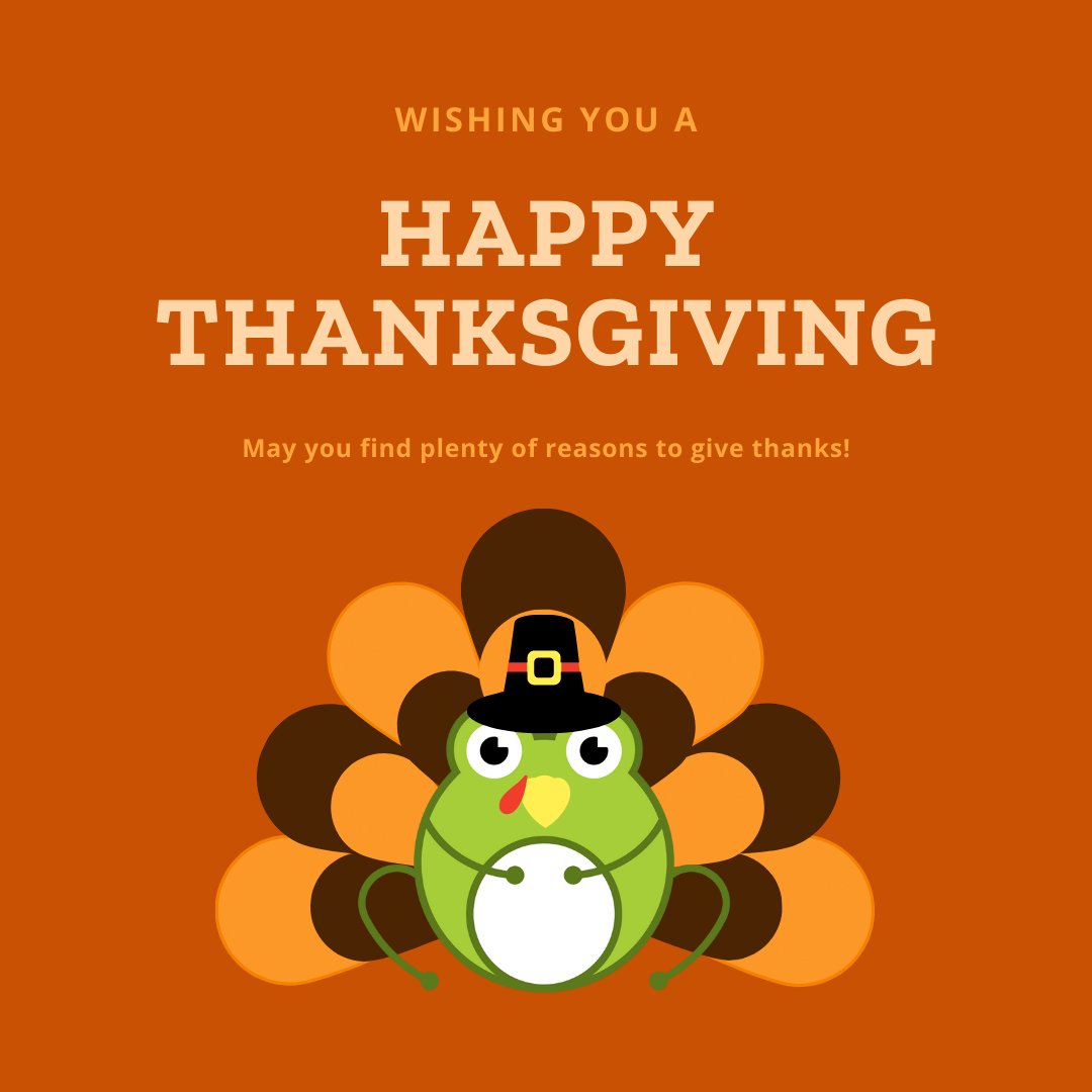 HppyHlthyTweets's tweet photo. Happy Thanksgiving from the Happy Healthy Teeth Family to yours! Here's Frenum the frog dressed up as a turkey to get into the holiday spirit 🦃🥧🍂 https://t.co/0trwtHoqTt