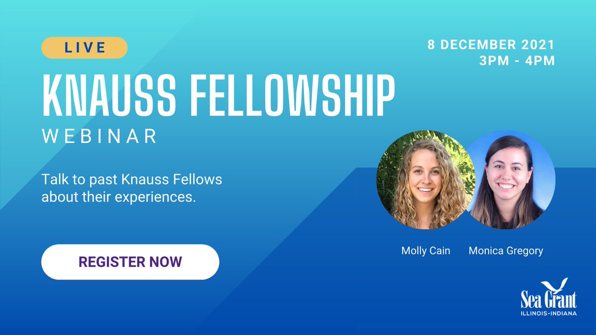 GRADUATE STUDENTS 🗣️ Interested in the ocean, coasts, &amp; #GreatLakes and the national #policy decisions affecting them? The Knauss Fellowship program is now accepting applications! Learn about the opportunity during our webinar.

Register now: purdue-edu.zoom.us/meeting/regist…