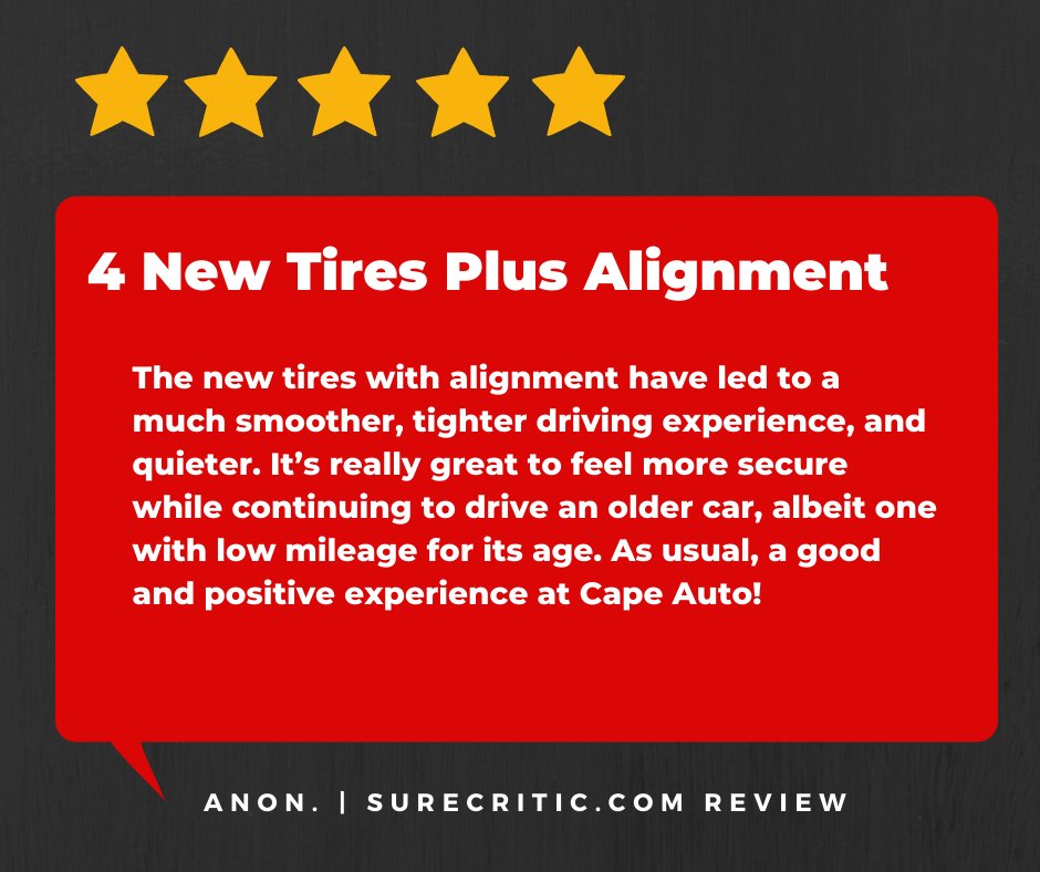 CapeAutoCenters's tweet photo. >> Read more of our *real* customer reviews >>> https://t.co/u3D9jhb8k3 https://t.co/oS50uQTUW3