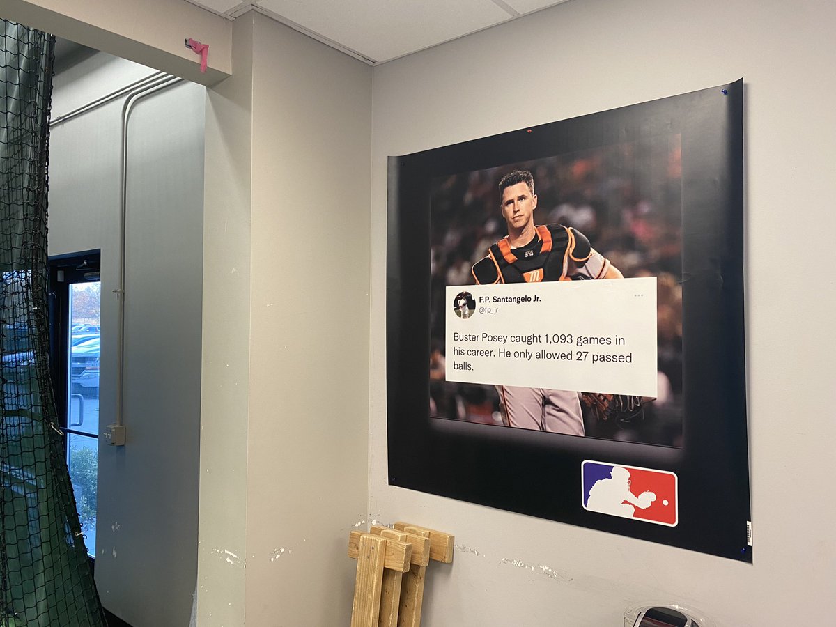 New Wall Art as the #Catchers enter the Bullpen.