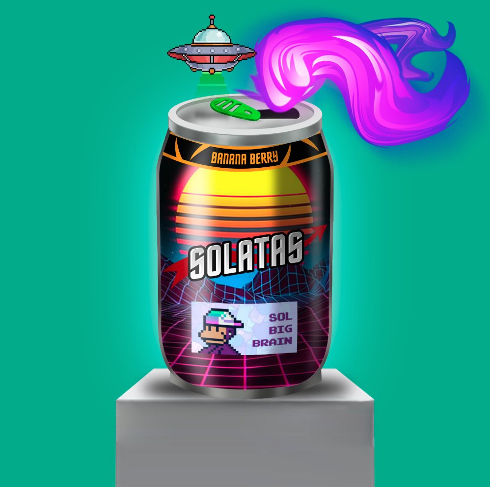 SolatasNFT's tweet photo. Hey @SOLBigBrain wouldn't you like to be on one of our Solatas? I think it would be cool...! 
Let us know! https://t.co/rYNao1orKF