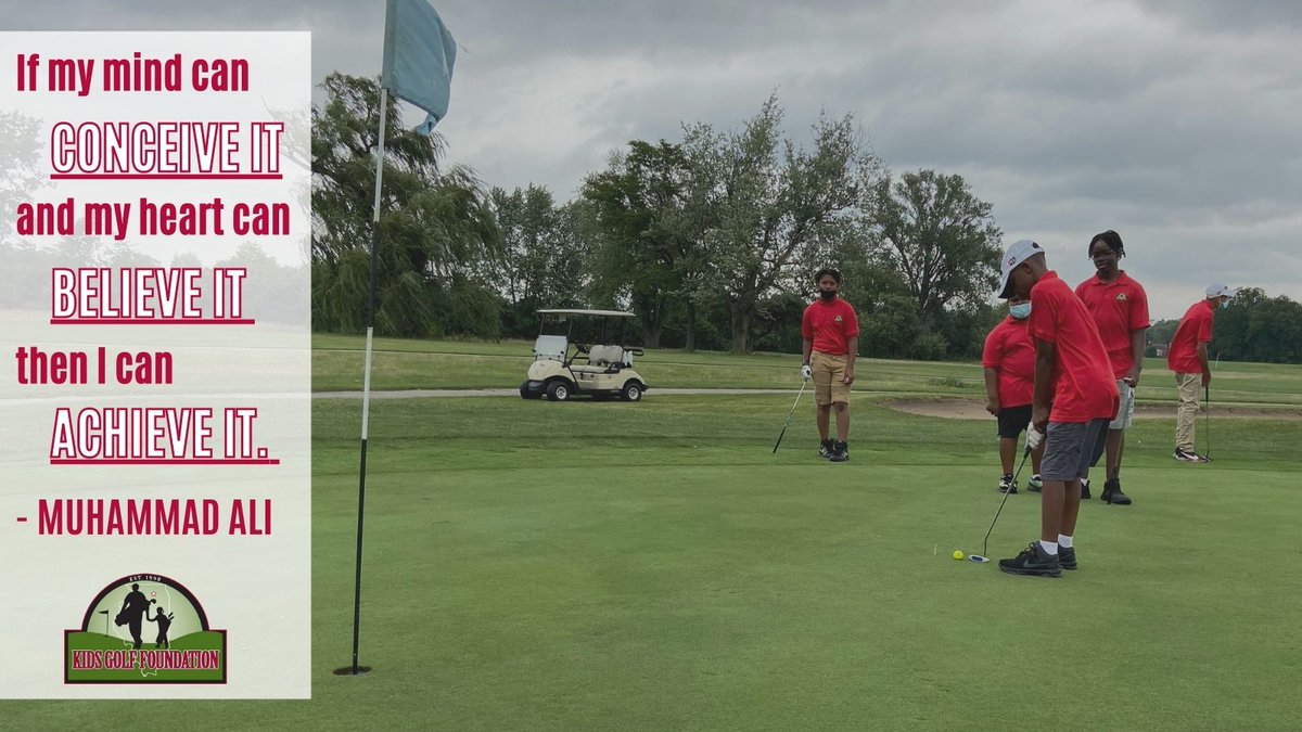 #MondayMotivation Believe and you can achieve!!

#growingthegame #dreambig #golfclinic #juniorgolf #golfinstructor #lifeskills #lifelessons #dreamit #believeit #achieveit #positivity #golfisfun #muhammadali #golf #golflife #positivelife